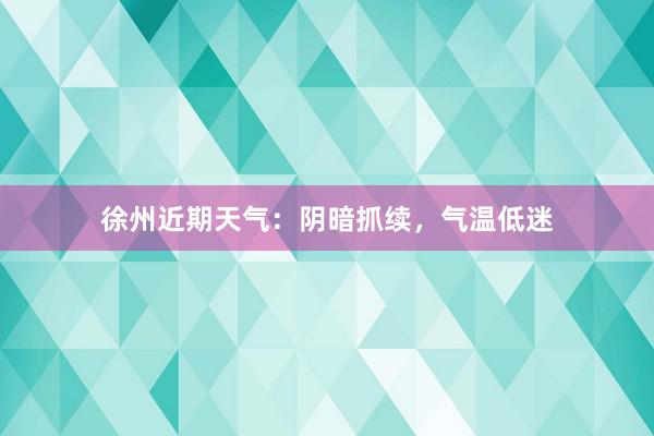 徐州近期天气：阴暗抓续，气温低迷